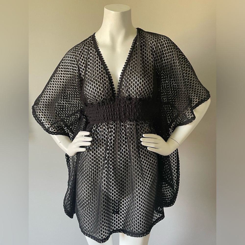 XL Women's Black Xhilaration Swimsuit cover-up